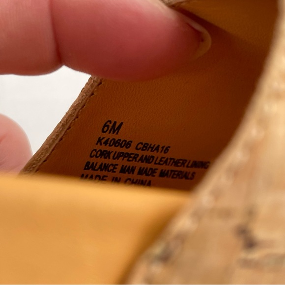 NEW! Kork Ease Women’s Keirn Cork & Leather Platform Wedge Sandals - Size 6 M - Picture 7 of 11